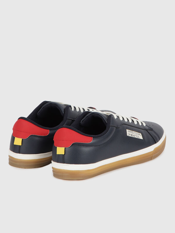 PU SNEAKER WITH POP-UP DOUBLE COLOR SOLE image number 3